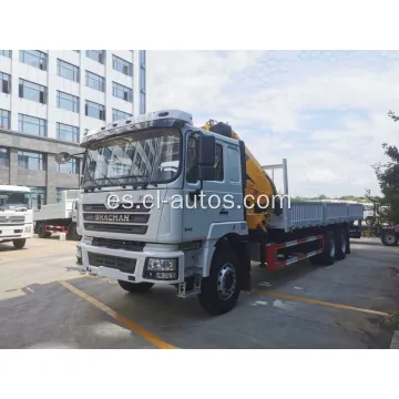 Shacman Knuckle Boom Truck 6x4 10 ruedas con 16tons Knuckle Crane